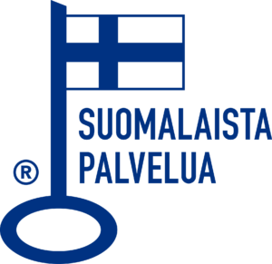Suomalaista Palvelua avainlippu logo